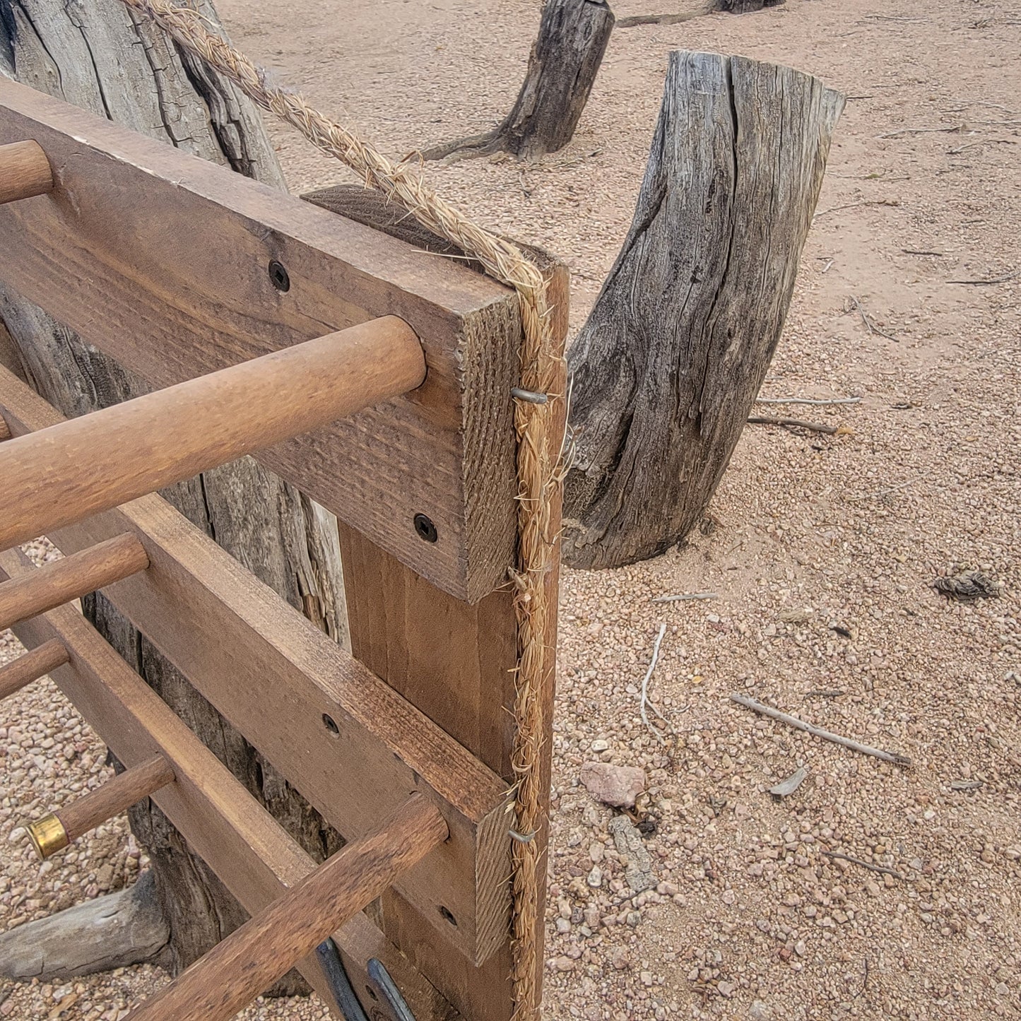 6H - Cowboy Hat Rack - 6 Hatter Horizontal Functional Western Decor Cowboy hat hanger