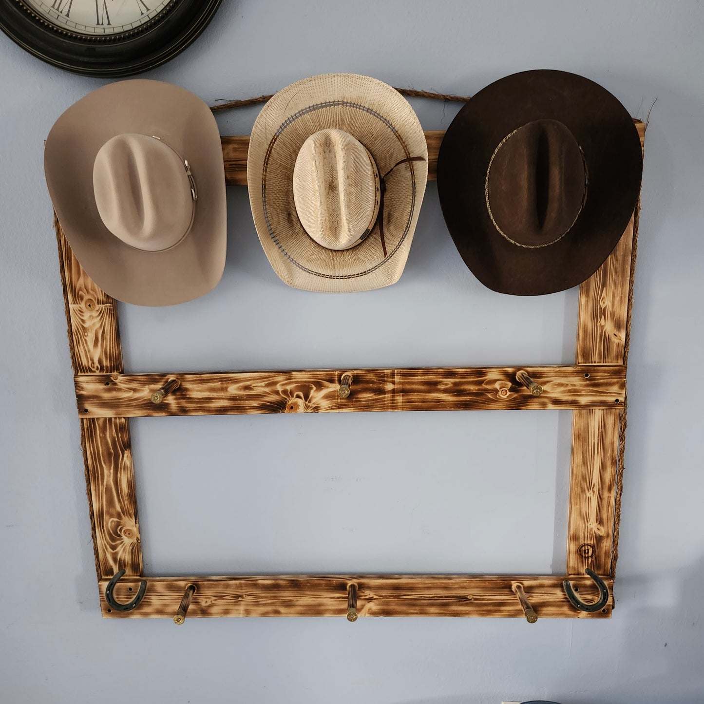 9F - Cowboy Hat Rack Flat