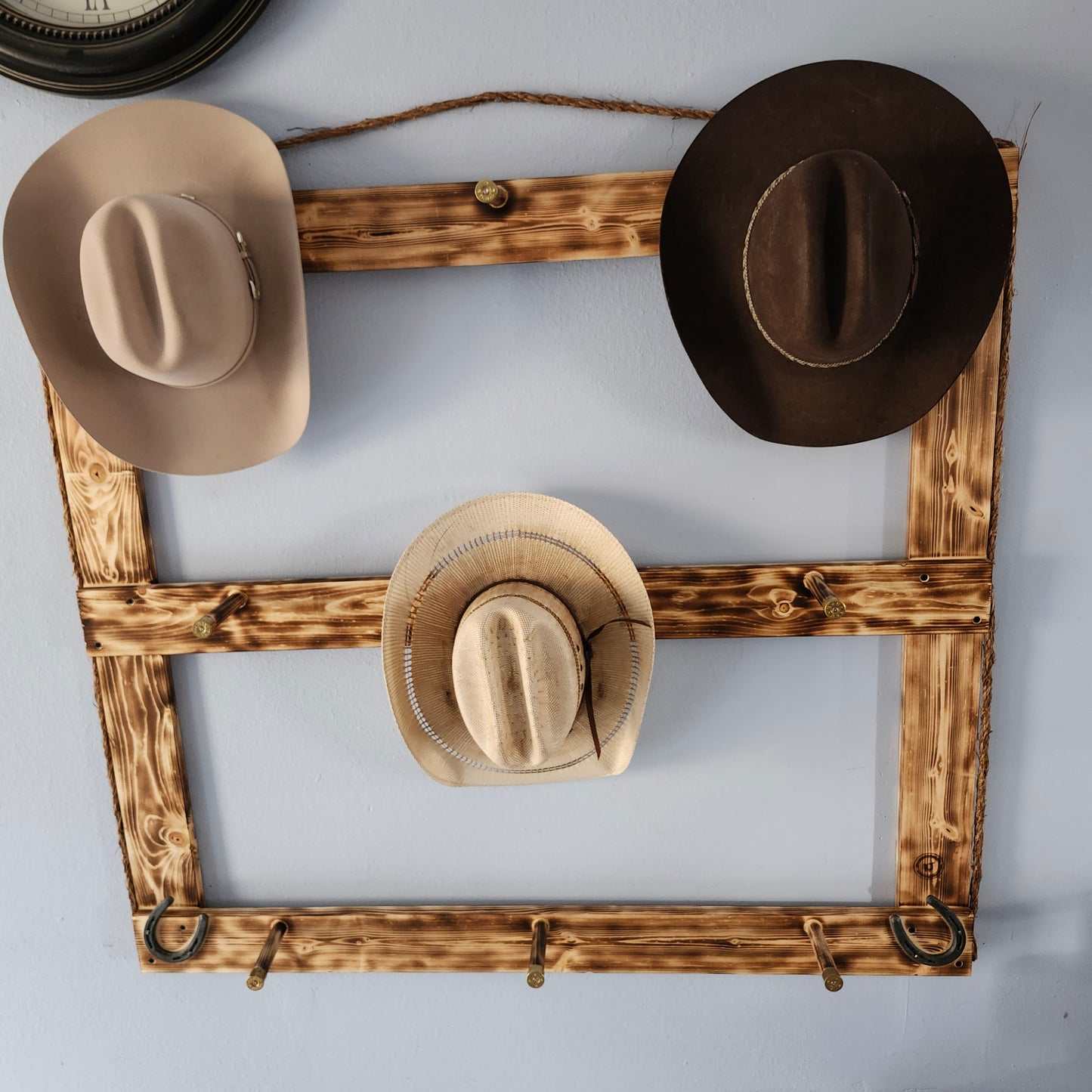 9F - Cowboy Hat Rack Flat