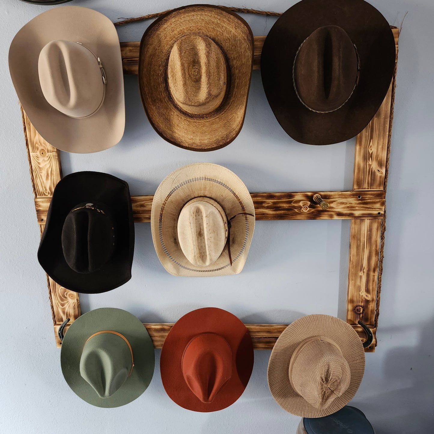 9F - Cowboy Hat Rack Flat