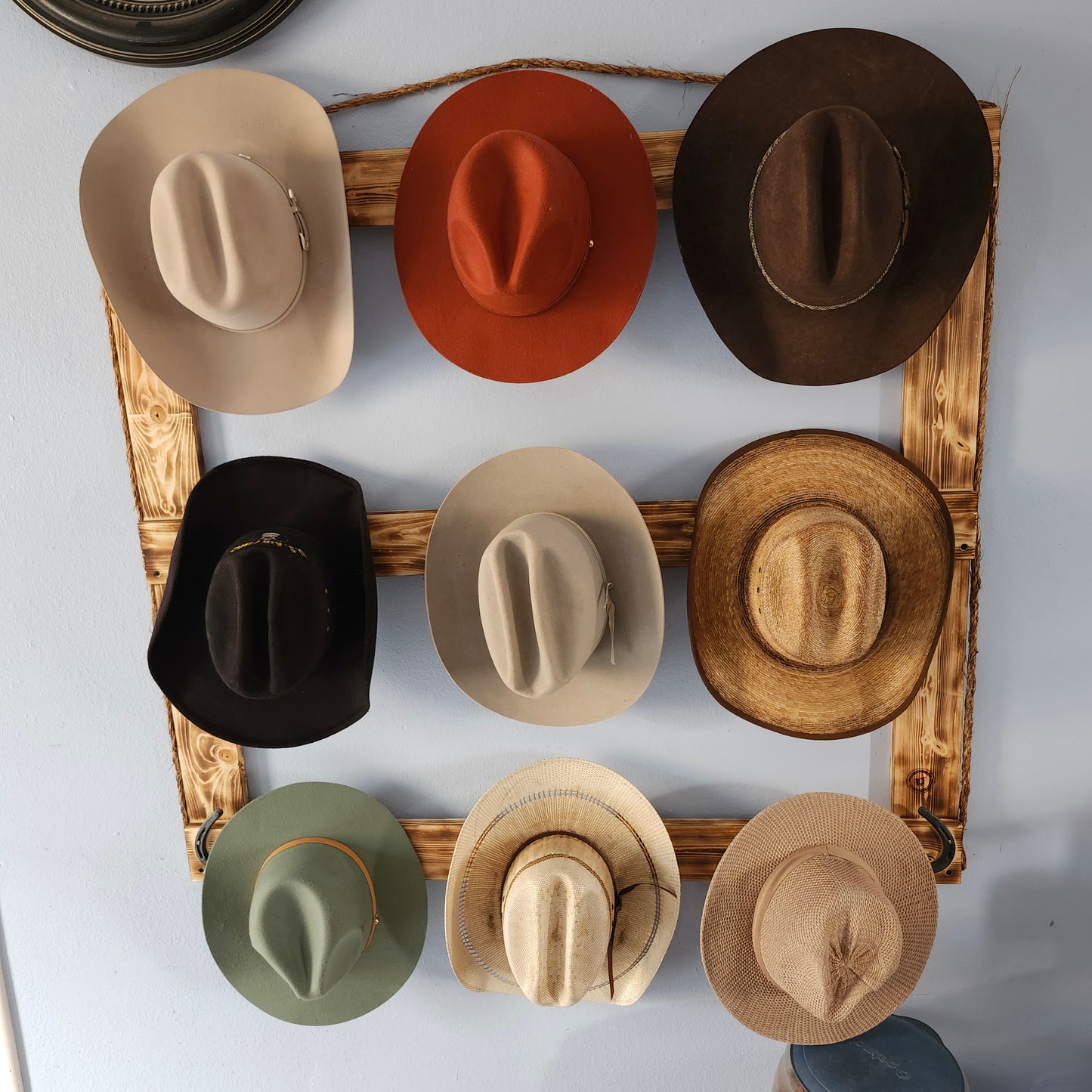 9F - Cowboy Hat Rack Flat