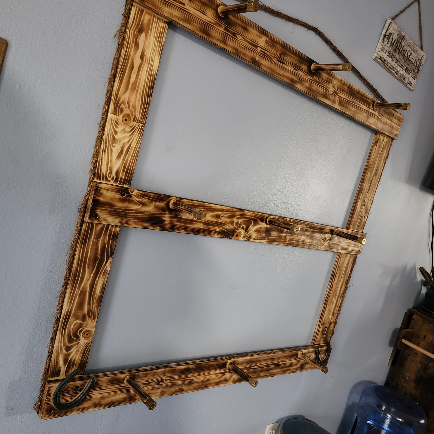 The 9-Hatter Flat: Professional Cowboy Hat Wall Display