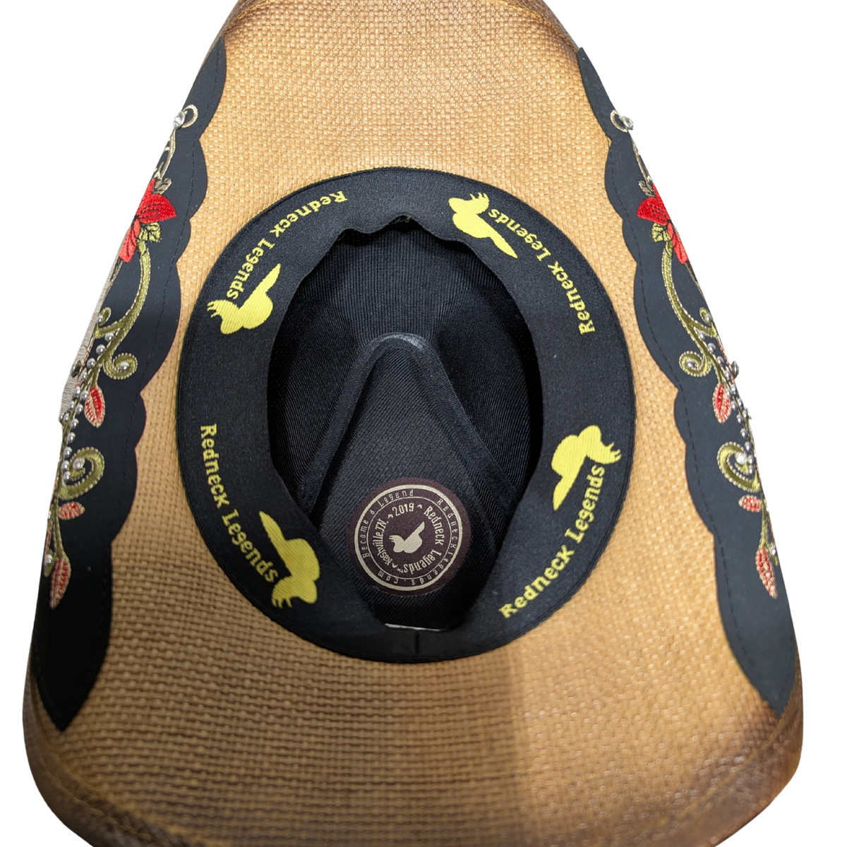 Brown Side-Stitched Leather Band Cowboy Hat