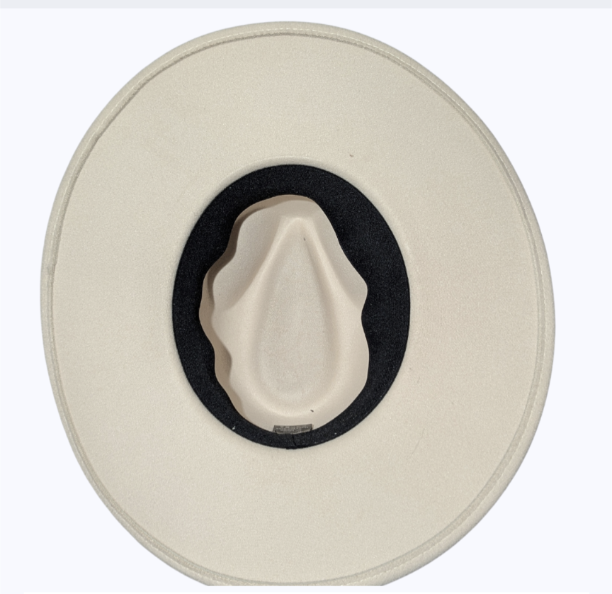 Ivory Western Fedora Hat