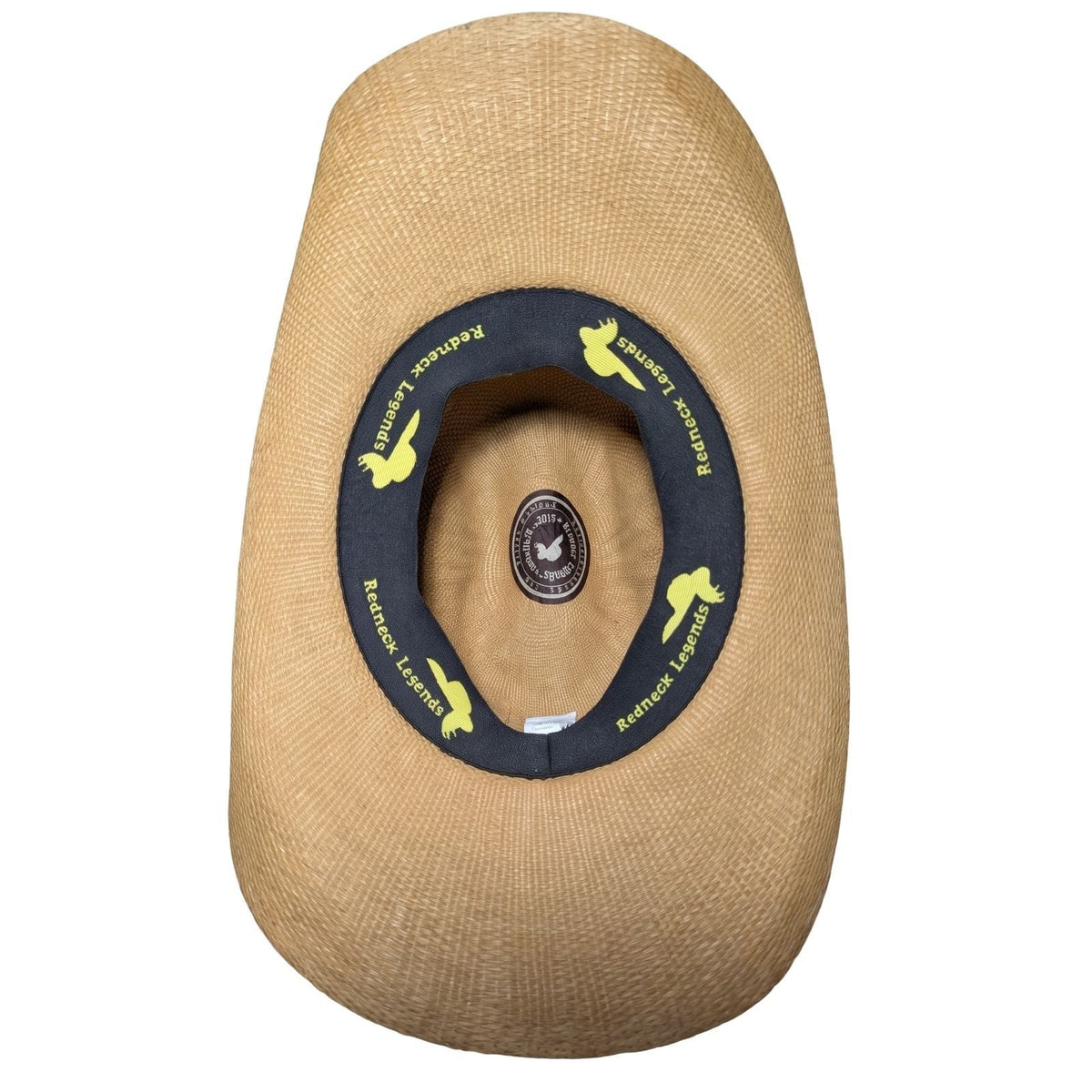 Tan Criss-Cross Band Cowboy Hat