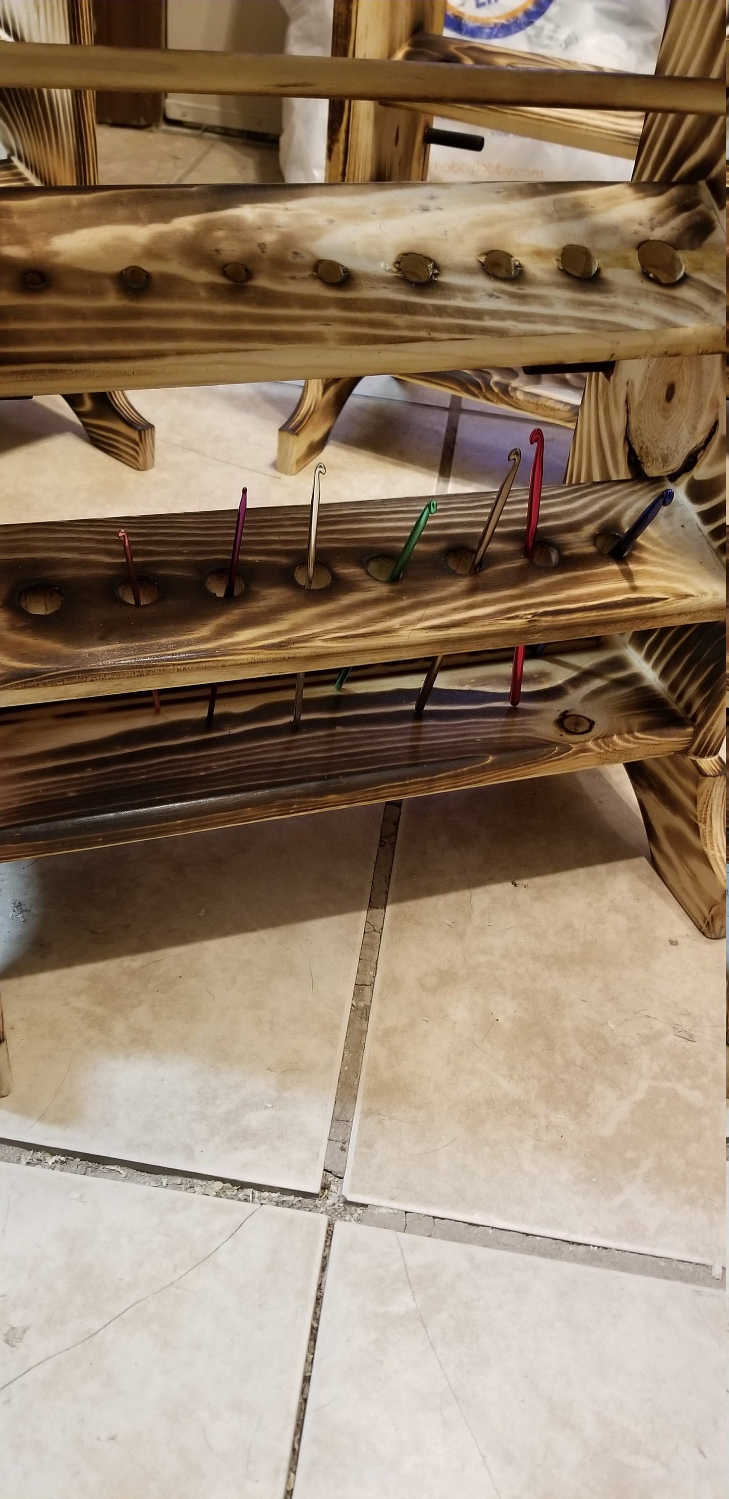 N5 - Yarn Holder - 5 Skein Holder - Yarn Rack