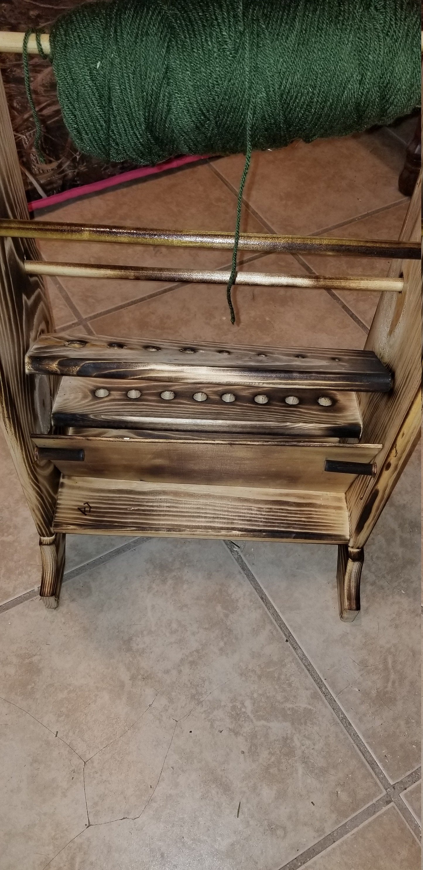 N5 - Yarn Holder - 5 Skein Holder - Yarn Rack