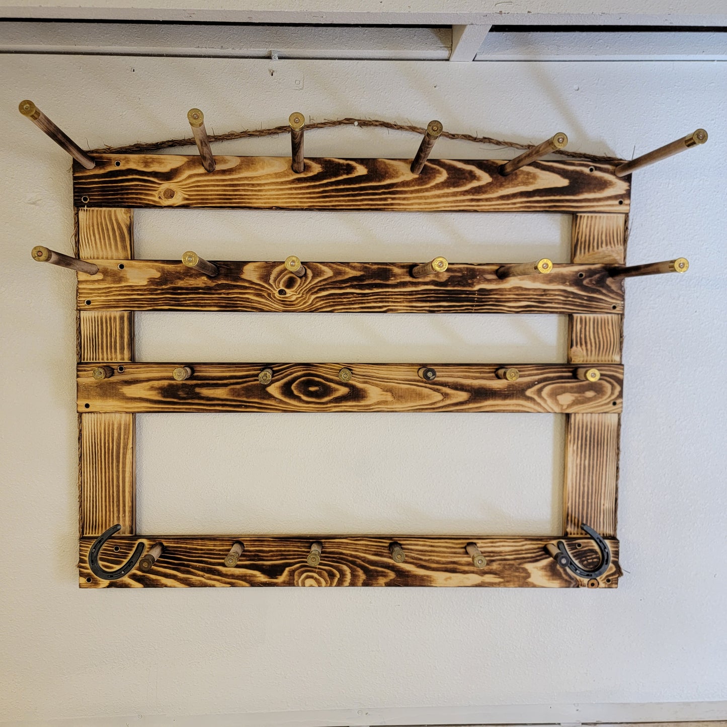 6H13BL - 6 Horizontal 13 Baller Hat Rack