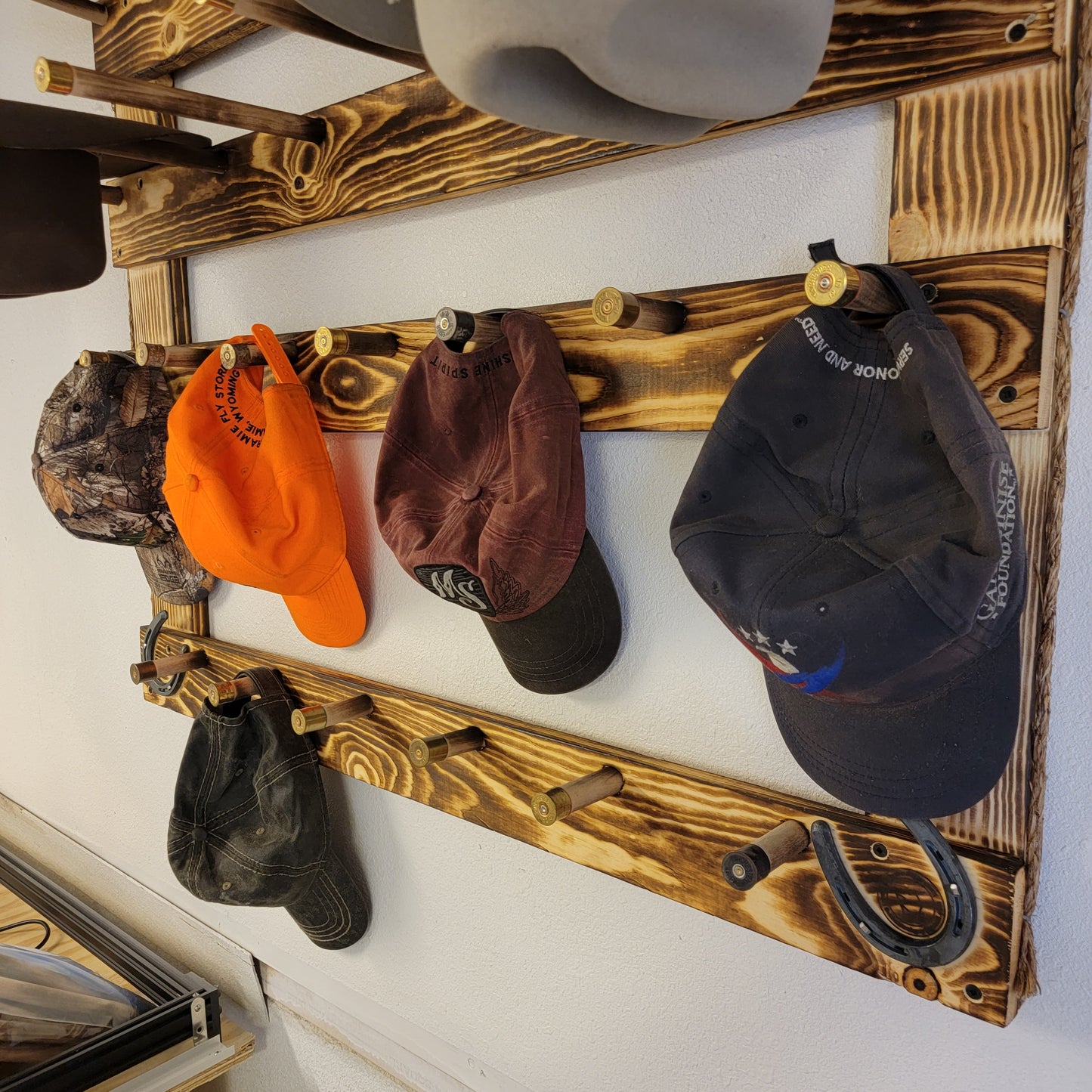 6H13BL - 6 Horizontal 13 Baller Hat Rack