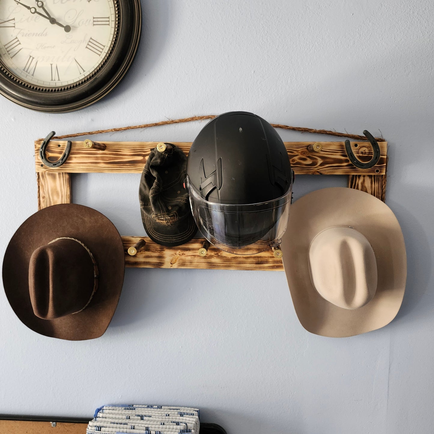 9CR -9 Coat Rack Hat Rack Functional Western Decor