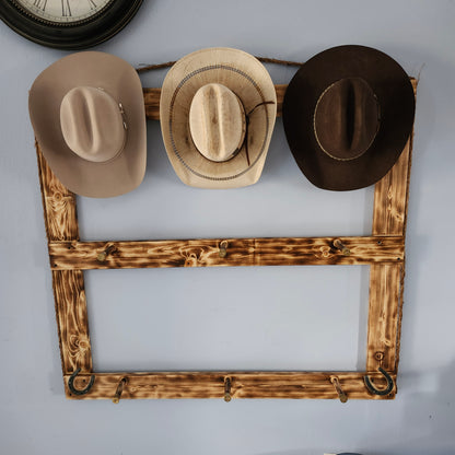 9F - Cowboy Hat Rack Flat