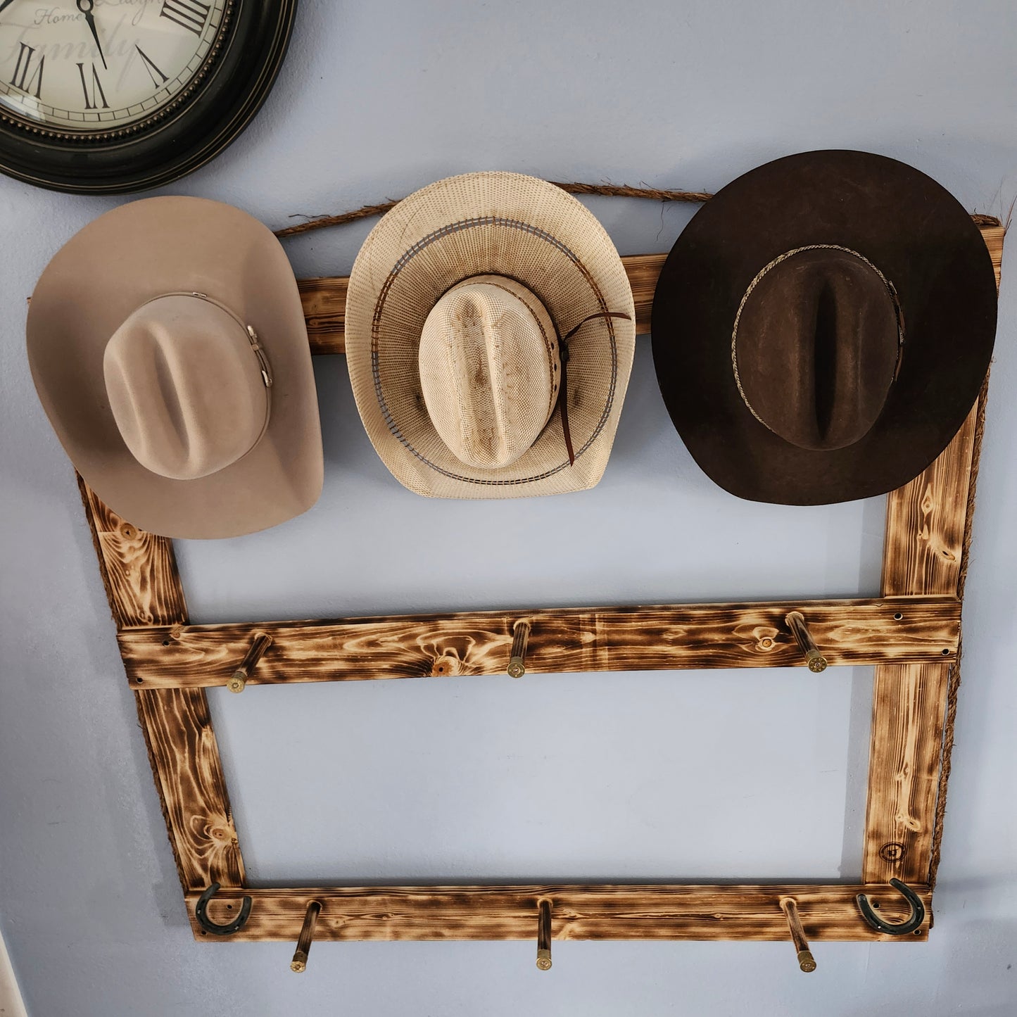 9F - Cowboy Hat Rack Flat