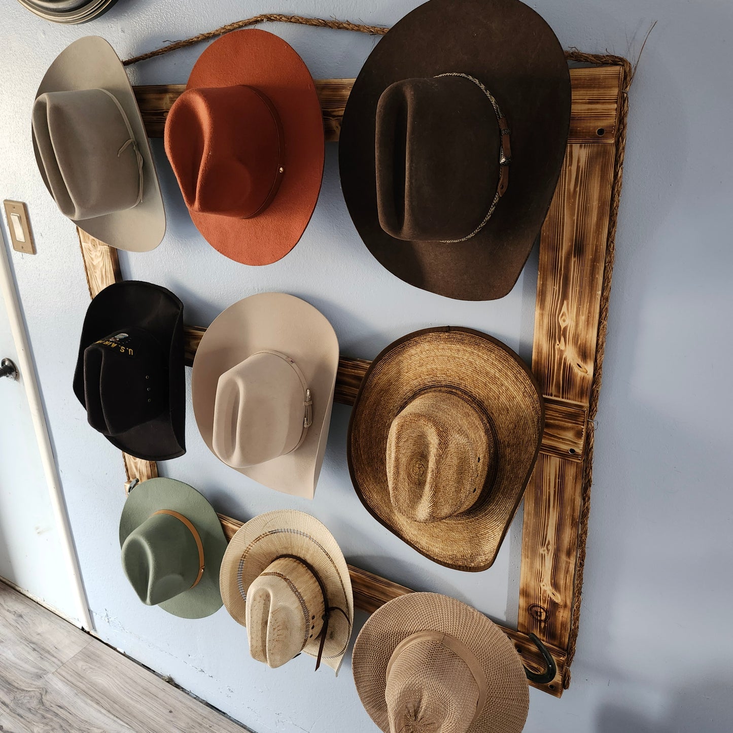 9F - Cowboy Hat Rack Flat
