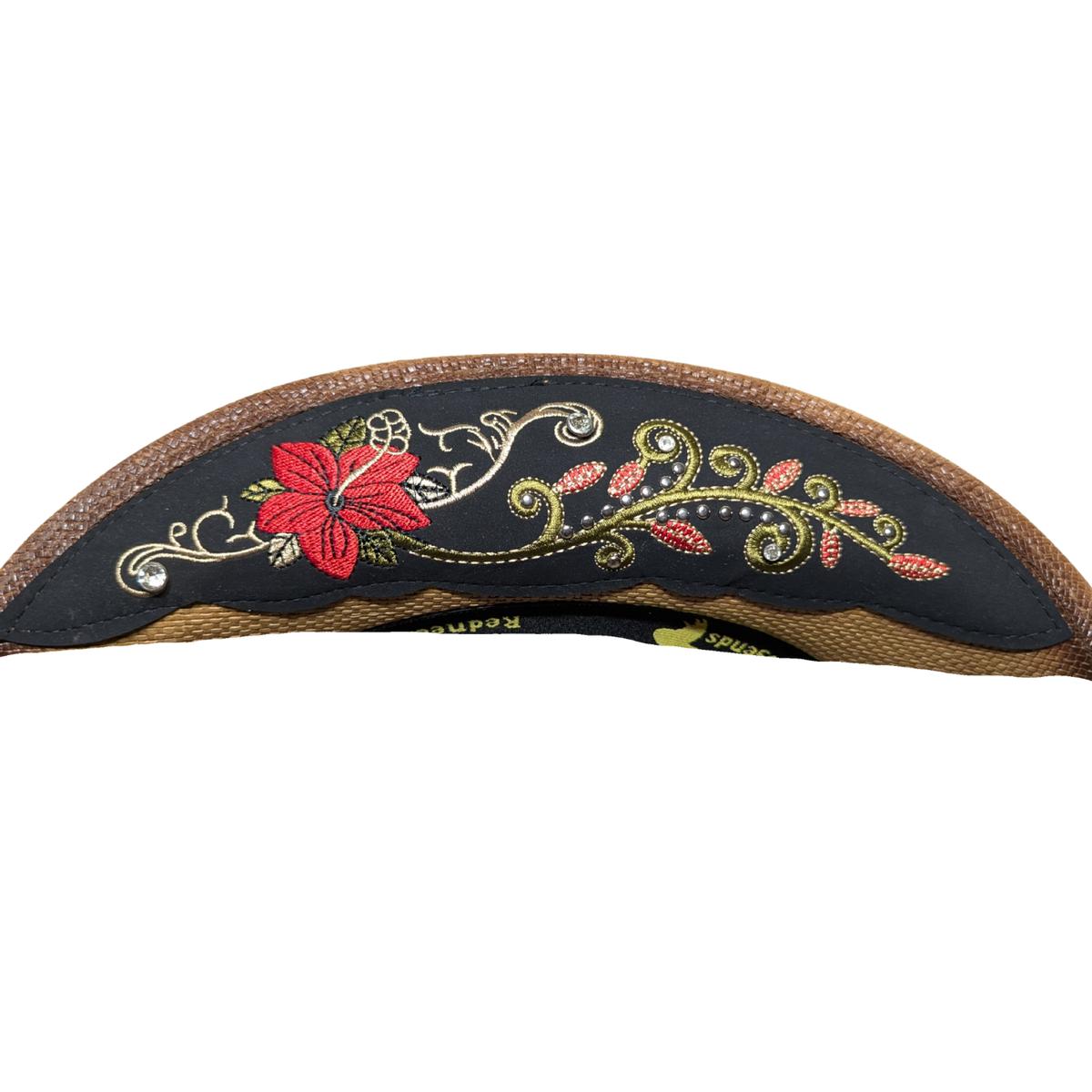 Brown Side-Stitched Leather Band Cowboy Hat