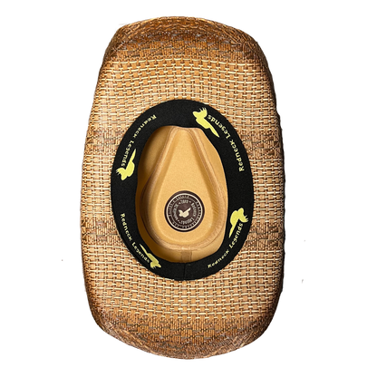 Brown Croc-Band Concho Cowboy Hat