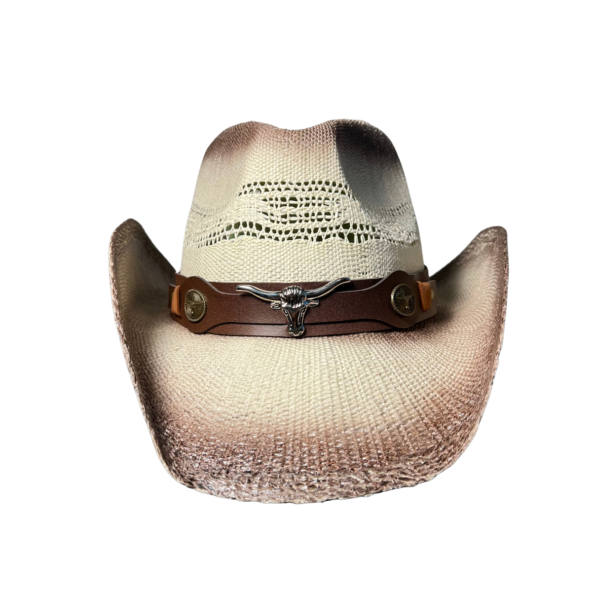 Brown Burnt Bull Cowboy Hat