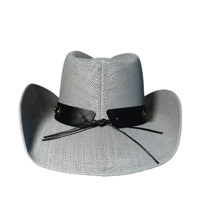 Gray Longhorn Bull Cowboy Hat