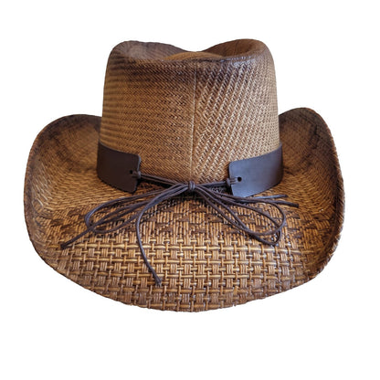 Brown Bull Buckle Cowboy Hat