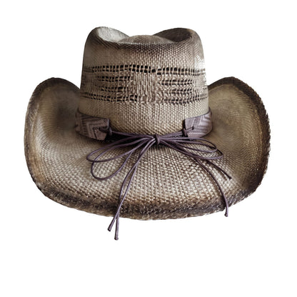 Rusty Longhorn Bull Cowboy Hat
