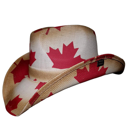 Canada Maple Leaf Cowboy Hat