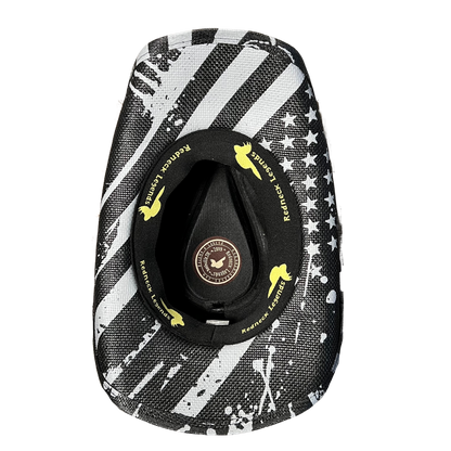 Black USA Drip Cowboy Hat