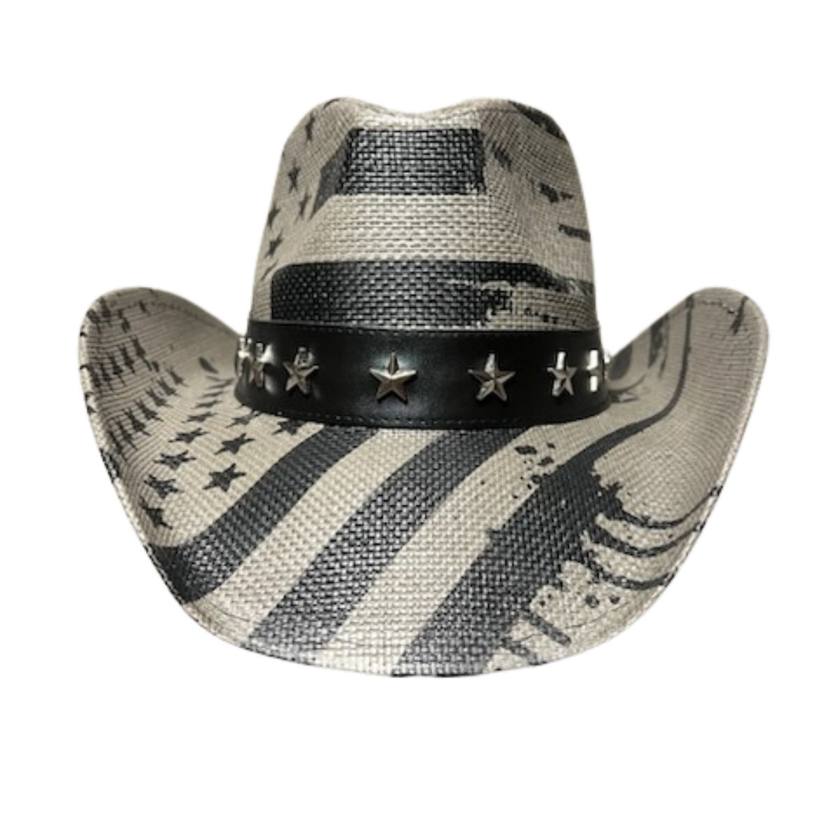 Gray USA Drip Cowboy Hat