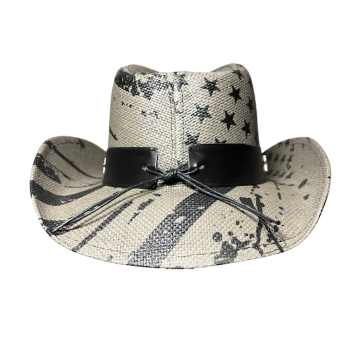 Gray USA Drip Cowboy Hat