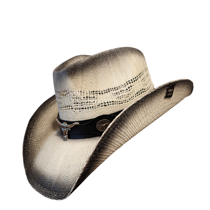 Black Burnt Bull Cowboy Hat