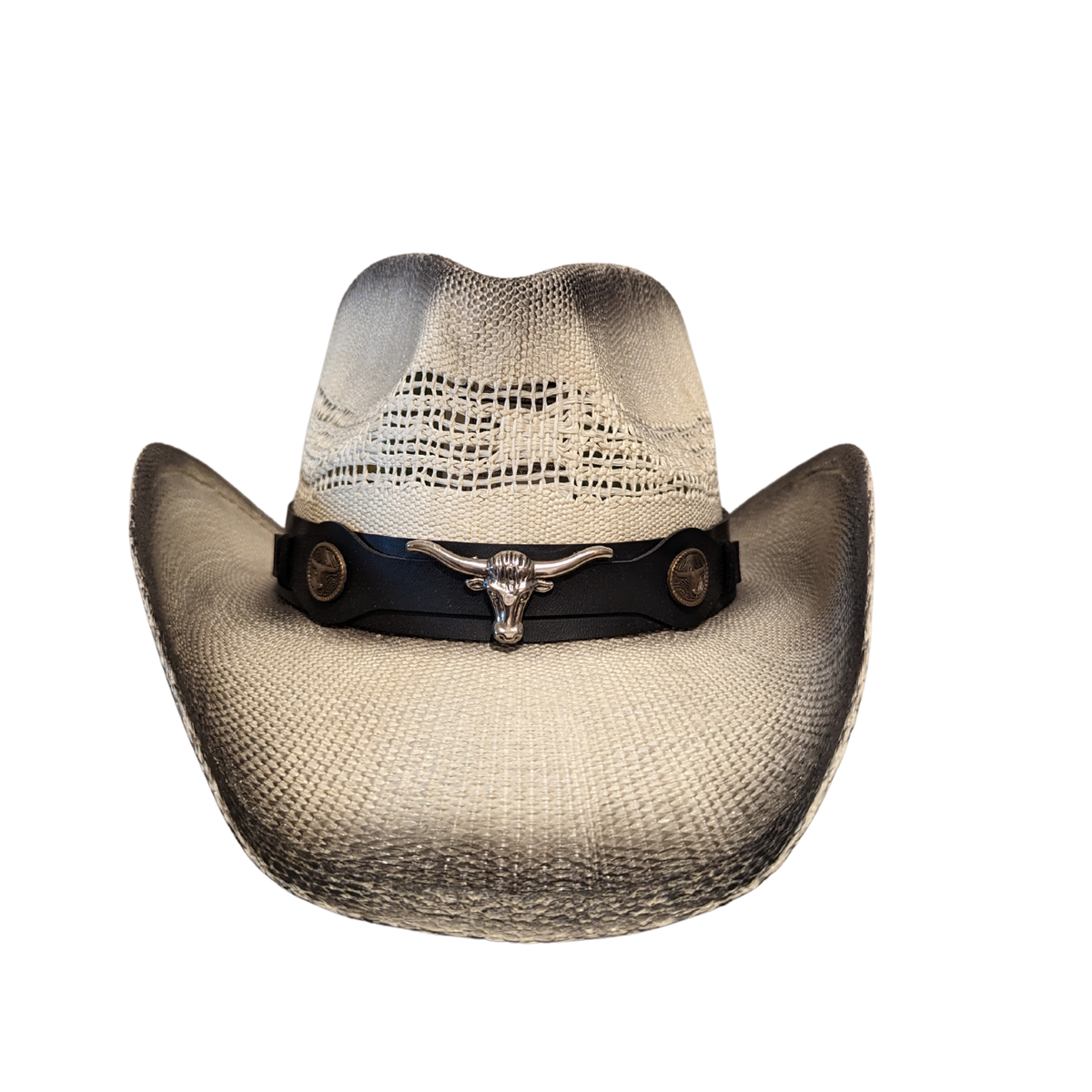 Black Burnt Bull Cowboy Hat