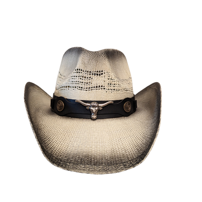 Black Burnt Bull Cowboy Hat