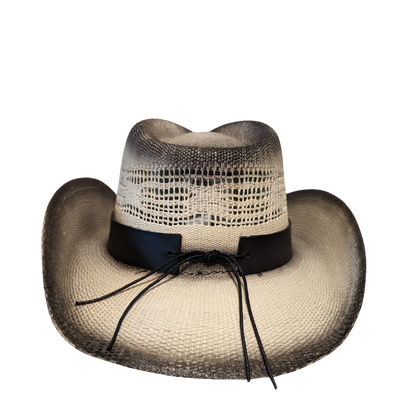 Black Burnt Bull Cowboy Hat