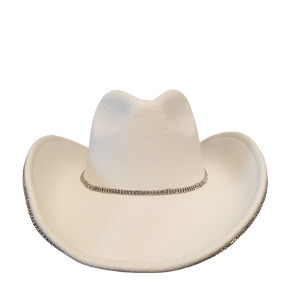 Ivory Pearl Designer Cowboy Hat