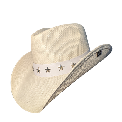White Star Cowboy Hat