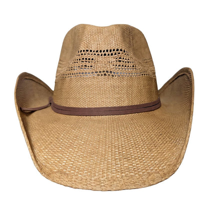 All Tan Open-Weave Cowboy Hat