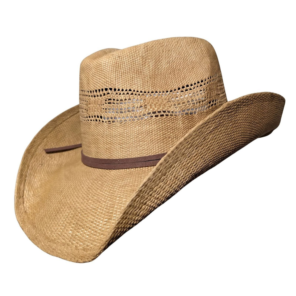 All Tan Open-Weave Cowboy Hat