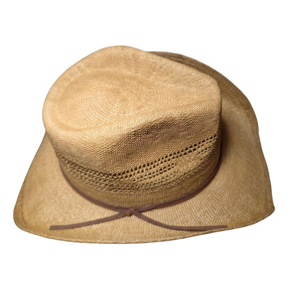 All Tan Open-Weave Cowboy Hat