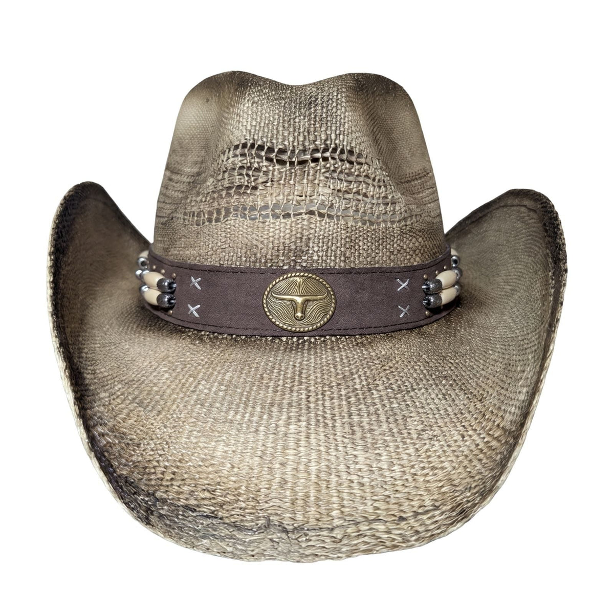 Beaded Longhorn Cowboy Hat
