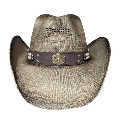 Beaded Longhorn Cowboy Hat