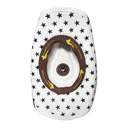 Black & White Stars & Stripes Cowboy Hat