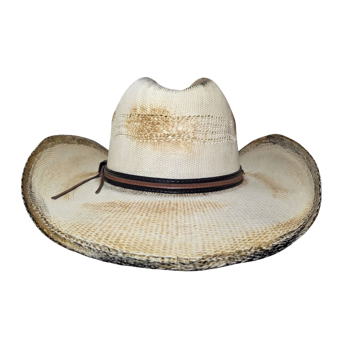 Ivory Scorched Vented Cowboy Hat