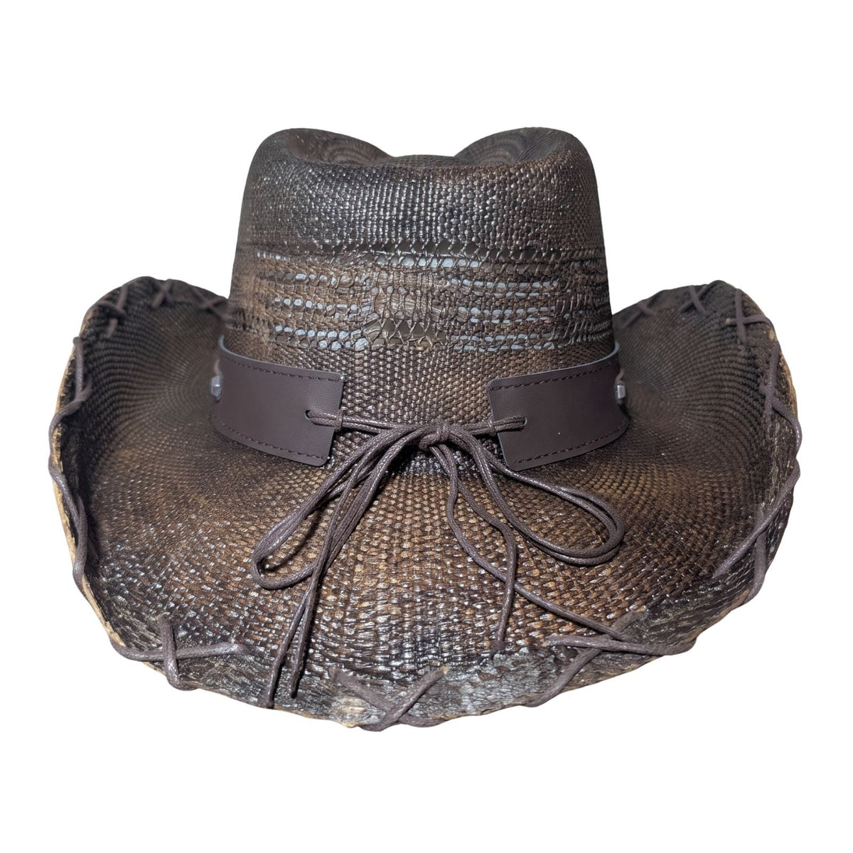 Longhorn Laced Brim Cowboy Hat