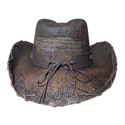 Longhorn Laced Brim Cowboy Hat