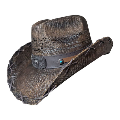 Longhorn Laced Brim Cowboy Hat