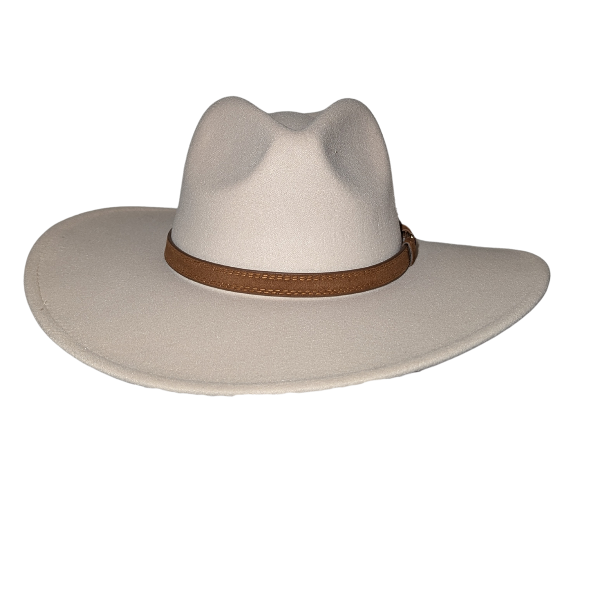 Ivory Western Fedora Hat
