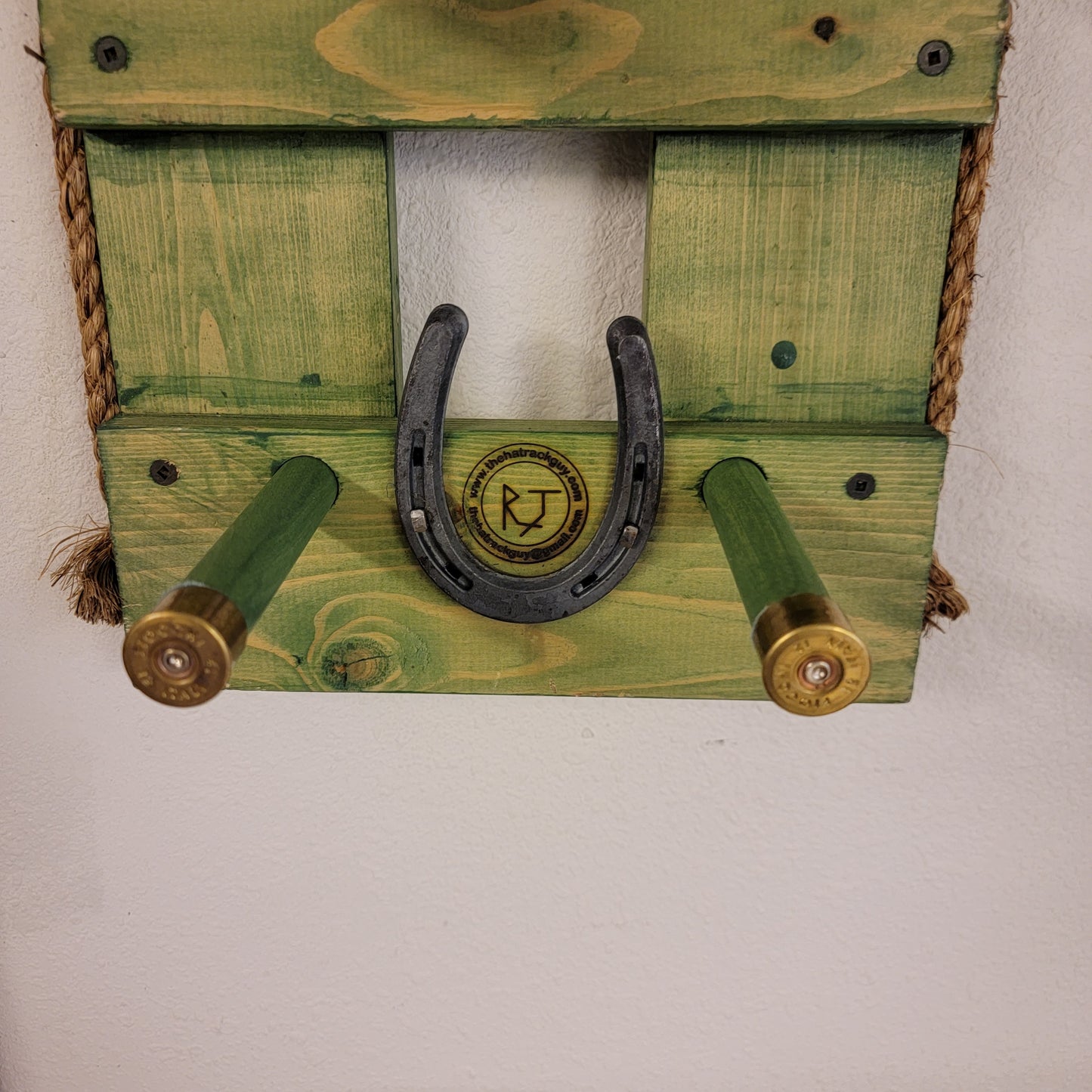 4V - Cowboy Hat Rack - 4 Hat Vertical Functional Western Decor Cowboy hat hanger