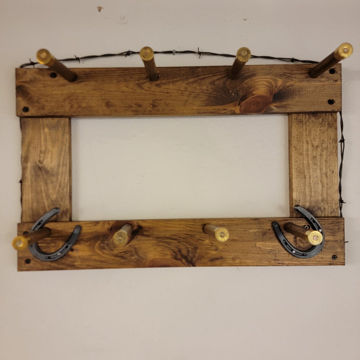 8BL - Ball Cap Hat Rack - 8 Baller Functional Western Decor