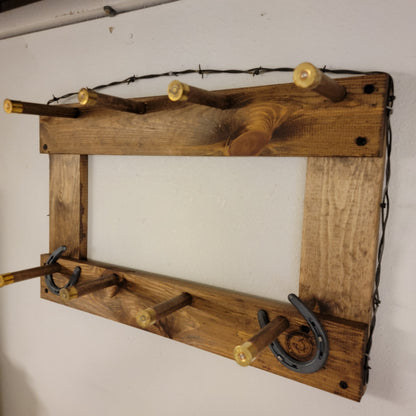8BL - Ball Cap Hat Rack - 8 Baller Functional Western Decor