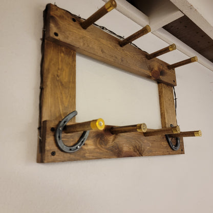 8BL - Ball Cap Hat Rack - 8 Baller Functional Western Decor