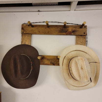 8BL - Ball Cap Hat Rack - 8 Baller Functional Western Decor