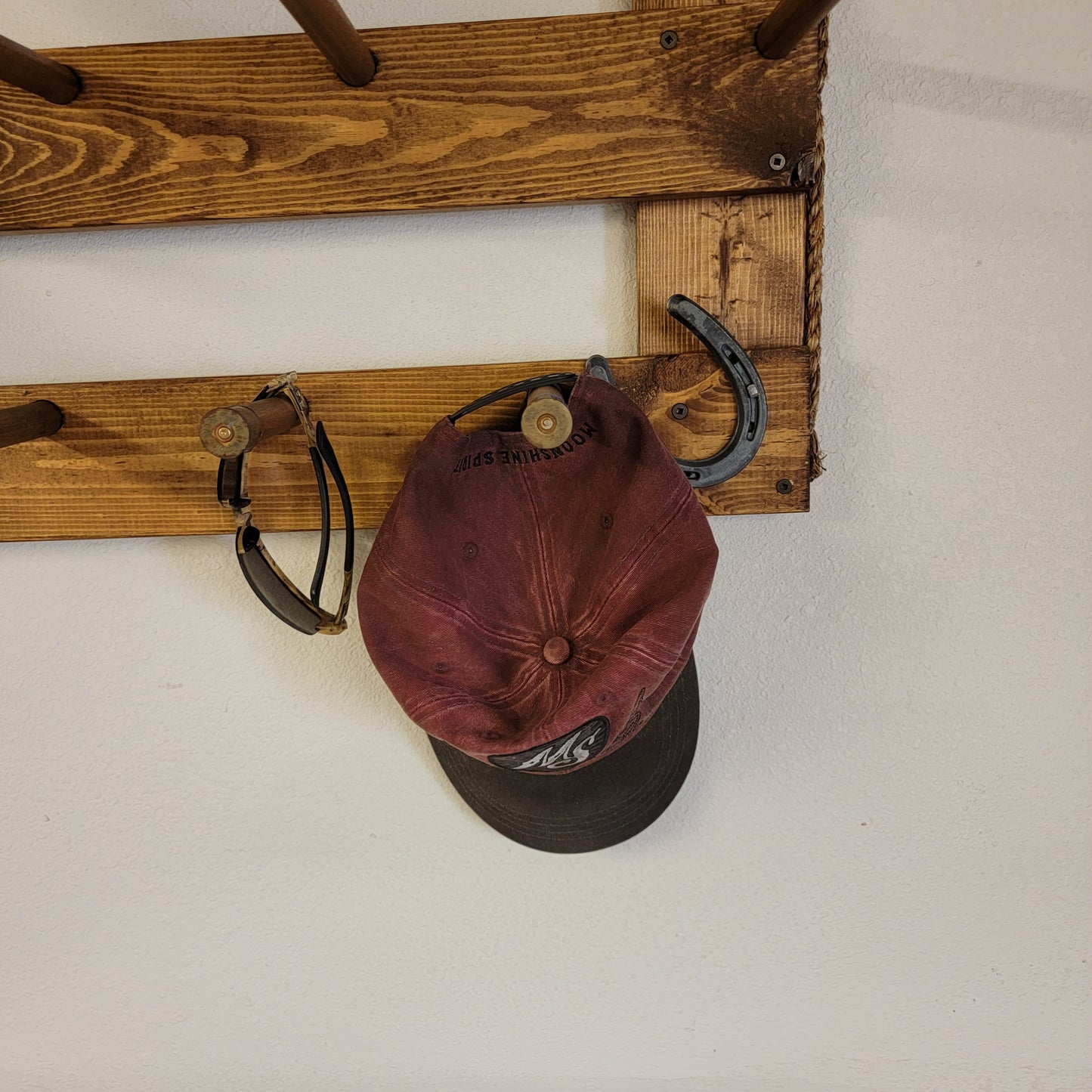 9C - Cowboy Hat Rack - 9 Functional Western Decor